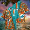 NFL Miami Dolphins Aqua Punisher Skull Hawaiian Shirt