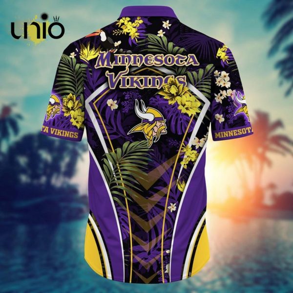 NFL Minnesota Vikings Custom Flower Summer Tropical Hawaiian Shirt