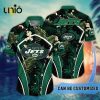 NFL New York Jets Green Grey Hawaiian Shirt