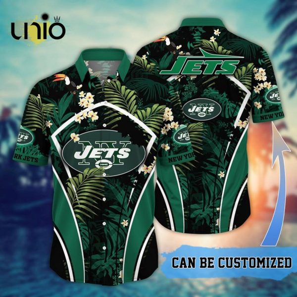 NFL New York Jets Custom Flower Summer Tropical Hawaiian Shirt