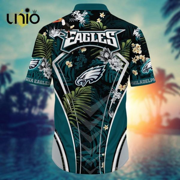 NFL Philadelphia Eagles Custom Flower Summer Tropical Hawaiian Shirt