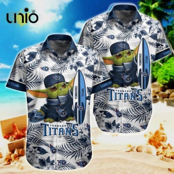 NFL Tennessee Titans Baby Yoda Hawaiian Shirt