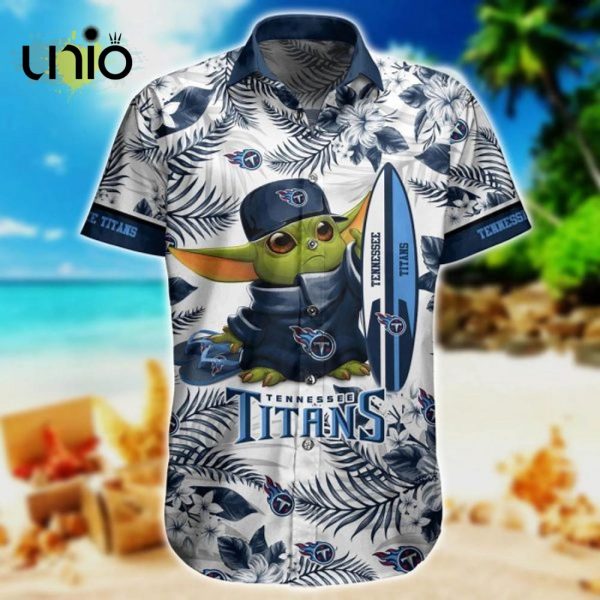 NFL Tennessee Titans Baby Yoda Hawaiian Shirt