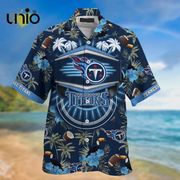 NFL Tennessee Titans Coconut Navy Blue Hawaiian Shirt