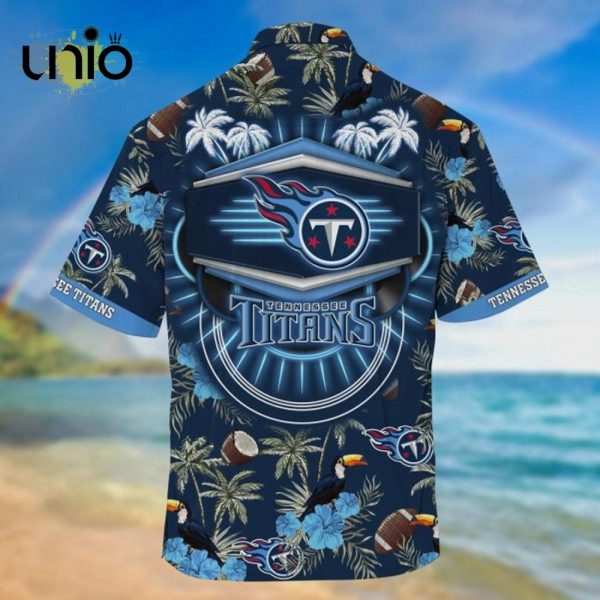 NFL Tennessee Titans Coconut Navy Blue Hawaiian Shirt