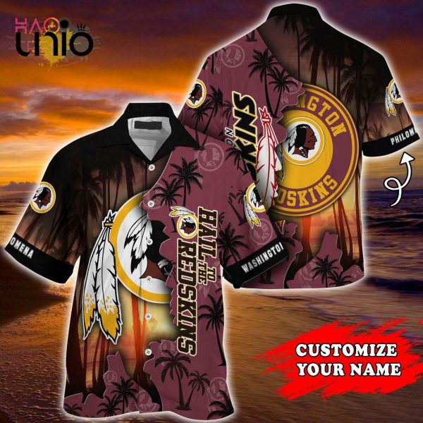 NFL Washington Redskins Custom Hail To Hawaiian Shirt