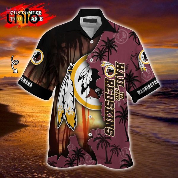 NFL Washington Redskins Custom Hail To Hawaiian Shirt