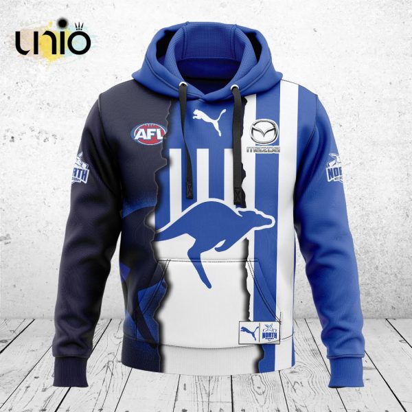 North Melbourne Kangaroos AFL Mix Guernseys 2024 Collection Hoodie, Jogger