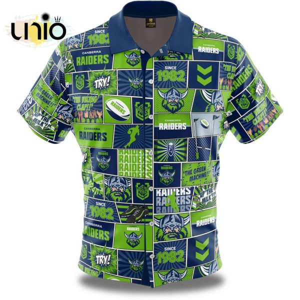 NRL Canberra Raiders Fanatics Hawaiian Shirt