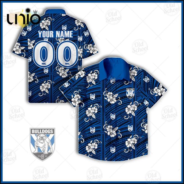 NRL Canterbury-Bankstown Bulldogs Custom Tribal Hawaiian Shirt