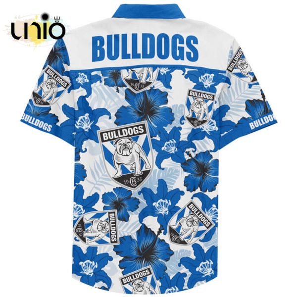 NRL Canterbury-Bankstown Bulldogs Tropical Flowers Hawaiian Shirt Limited