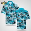 NRL Cronulla-Sutherland Sharks Floral Custom Text Hawaiian Shirt