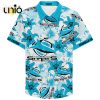 NRL Cronulla-Sutherland Sharks Beach Hawaiian Shirt