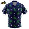 NRL New Zealand Warriors Palm Trees Sunrise Hawaiian Shirt