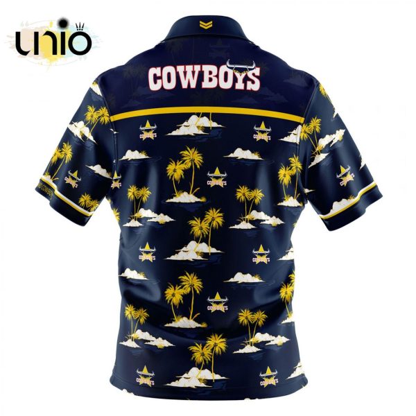 NRL North Queensland Cowboys Tropical Hawaiian Shirt