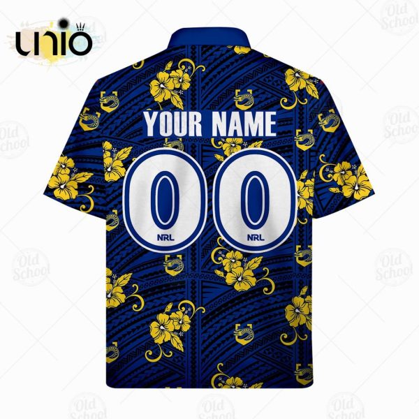 NRL Parramatta Eels Custom Tribal Hawaiian Shirt