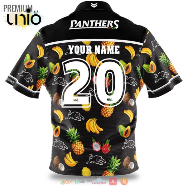 NRL Penrith Panthers Custom Tropical Fruit Hawaiian Shirt