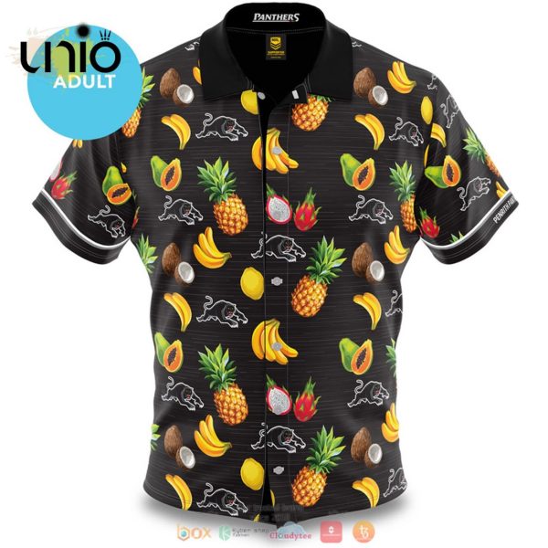 NRL Penrith Panthers Custom Tropical Fruit Hawaiian Shirt