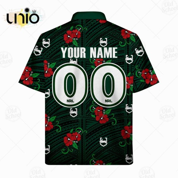 NRL South Sydney Rabbitohs Custom Tribal Hawaiian Shirt