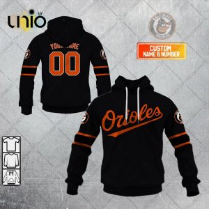 Personalized MLB Baltimore Orioles ALT Jersey Hoodie