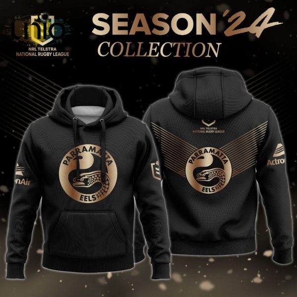 Parramatta Eels NRL Gold Premier 2024 Hoodie, Jogger, Cap