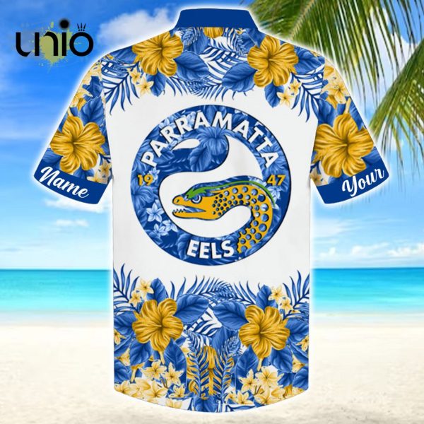 Parramatta Eels NRL Tropical Sport Personalized Hawaiian Shirt