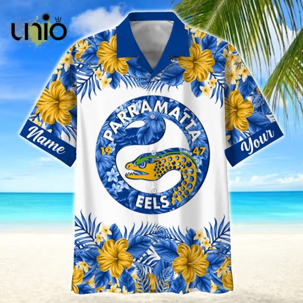 Parramatta Eels NRL Tropical Sport Personalized Hawaiian Shirt