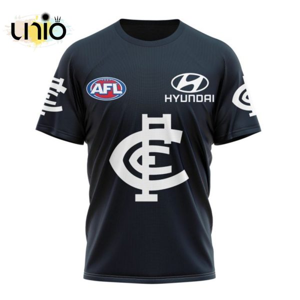 Personalized AFL Carlton Blues FC Black Hoodie