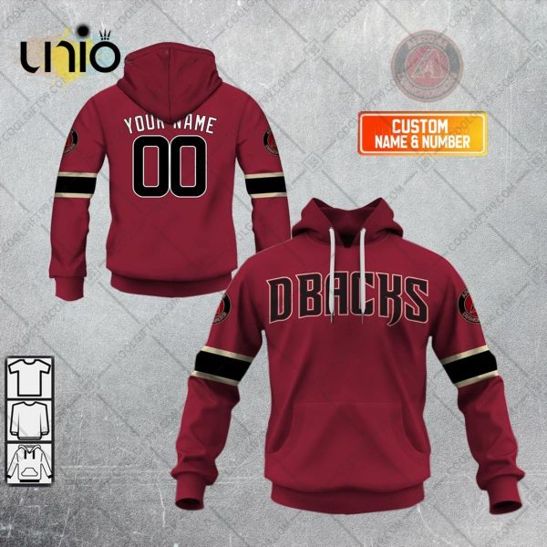 Personalized MLB Arizona Diamondbacks ALT Jersey Hoodie