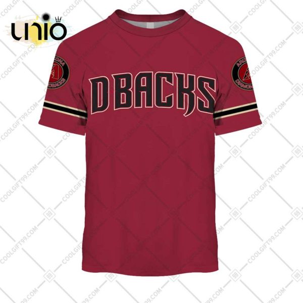 Personalized MLB Arizona Diamondbacks ALT Jersey Hoodie