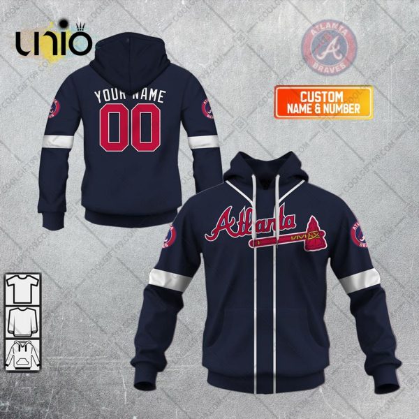 Personalized MLB Atlanta Braves ALT Jersey Hoodie