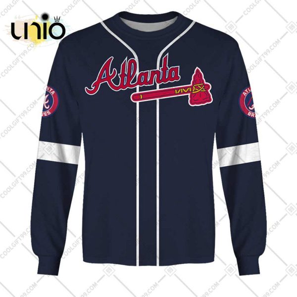 Personalized MLB Atlanta Braves ALT Jersey Hoodie