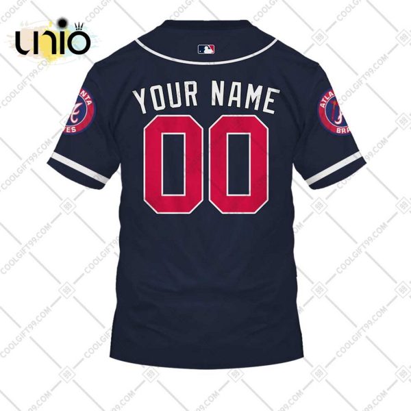 Personalized MLB Atlanta Braves ALT Jersey Hoodie