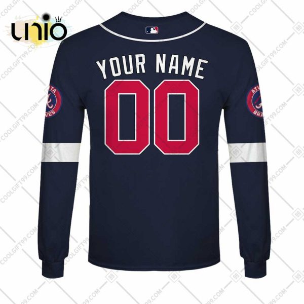 Personalized MLB Atlanta Braves ALT Jersey Hoodie