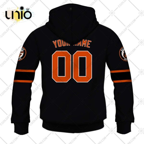 Personalized MLB Baltimore Orioles ALT Jersey Hoodie