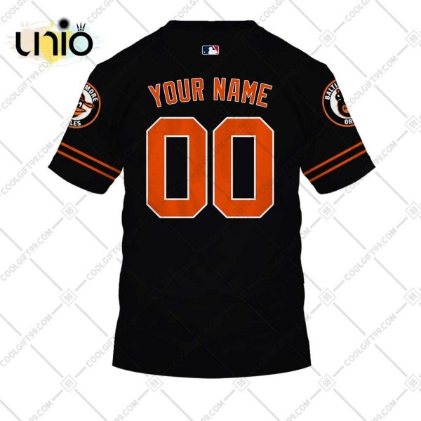 Personalized MLB Baltimore Orioles ALT Jersey Hoodie