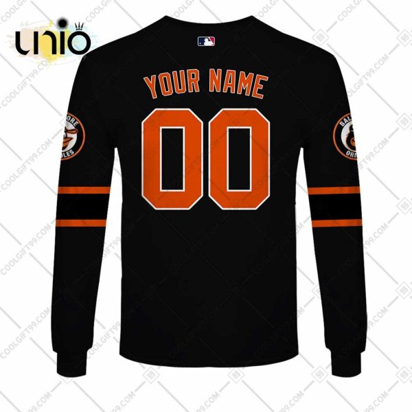 Personalized MLB Baltimore Orioles ALT Jersey Hoodie