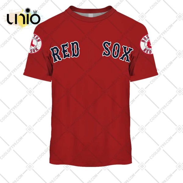 Personalized MLB Boston Red Sox ALT Jersey Hoodie