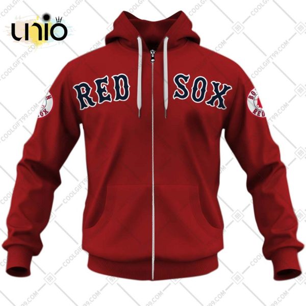 Personalized MLB Boston Red Sox ALT Jersey Hoodie