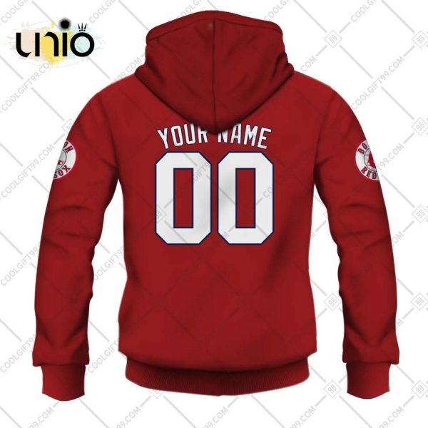 Personalized MLB Boston Red Sox ALT Jersey Hoodie