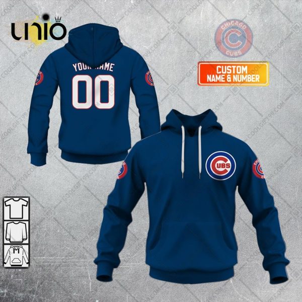 Personalized MLB Chicago Cubs ALT Jersey Hoodie