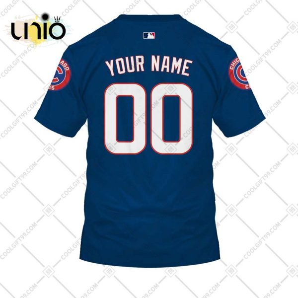 Personalized MLB Chicago Cubs ALT Jersey Hoodie