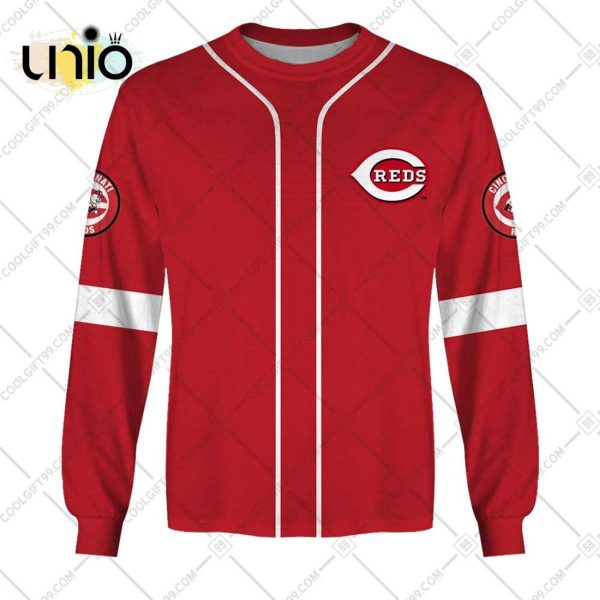 Personalized MLB Cincinnati Reds ALT Jersey Hoodie