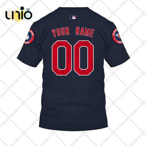 Personalized MLB Cleveland Guardians ALT Jersey Hoodie