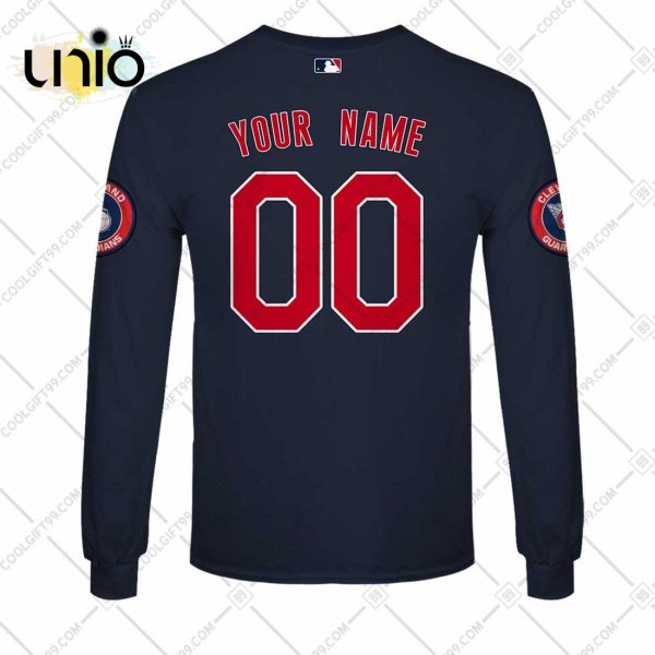 Personalized MLB Cleveland Guardians ALT Jersey Hoodie