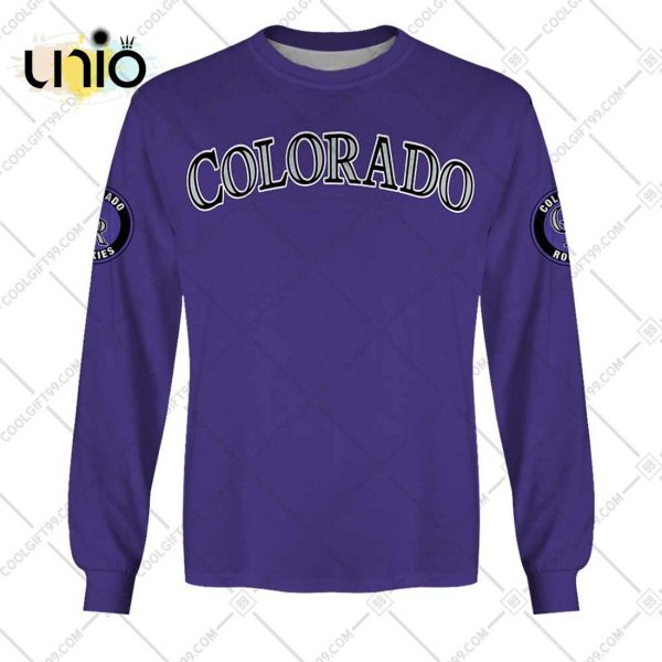 Personalized MLB Colorado Rockies ALT Jersey Hoodie