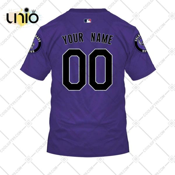 Personalized MLB Colorado Rockies ALT Jersey Hoodie