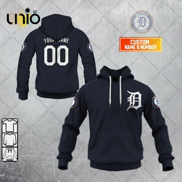 Personalized MLB Detroit Tigers ALT Jersey Hoodie