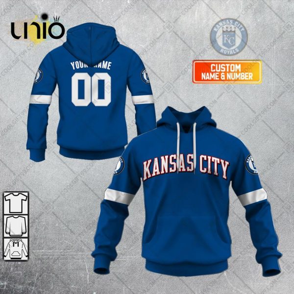 Personalized MLB Kansas City Royals ALT Jersey Hoodie