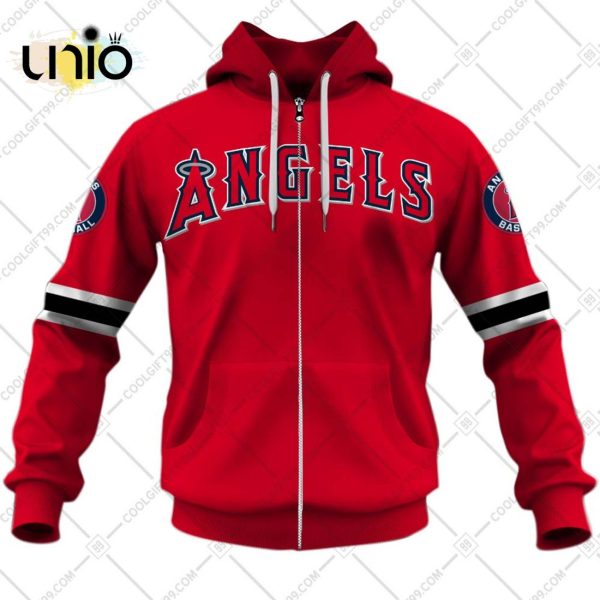 Personalized MLB Los Angeles Angels ALT Jersey Hoodie